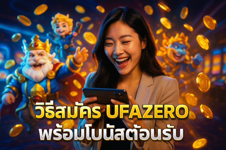 วิธีสมัคร UFAZERO พร้อมโบนัสต้อนรับ