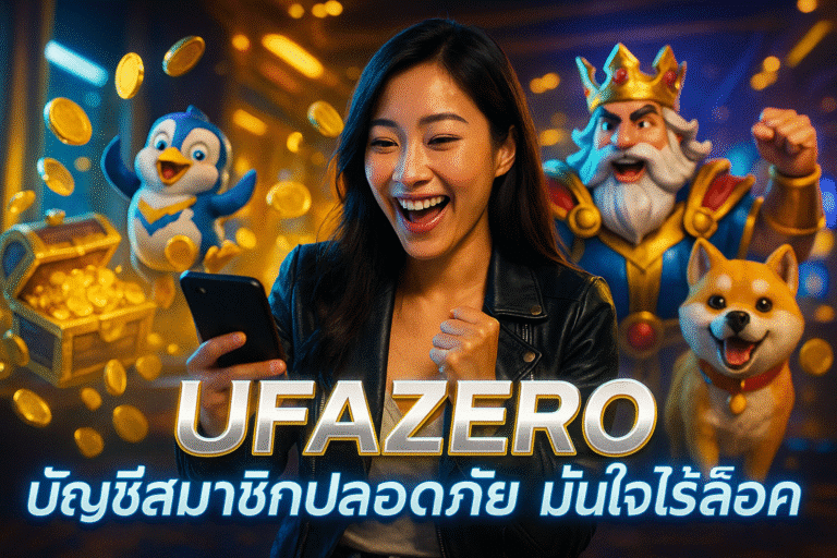 UFAZERO บัญชีสมาชิกปลอดภัย มั่นใจไร้ล็อค